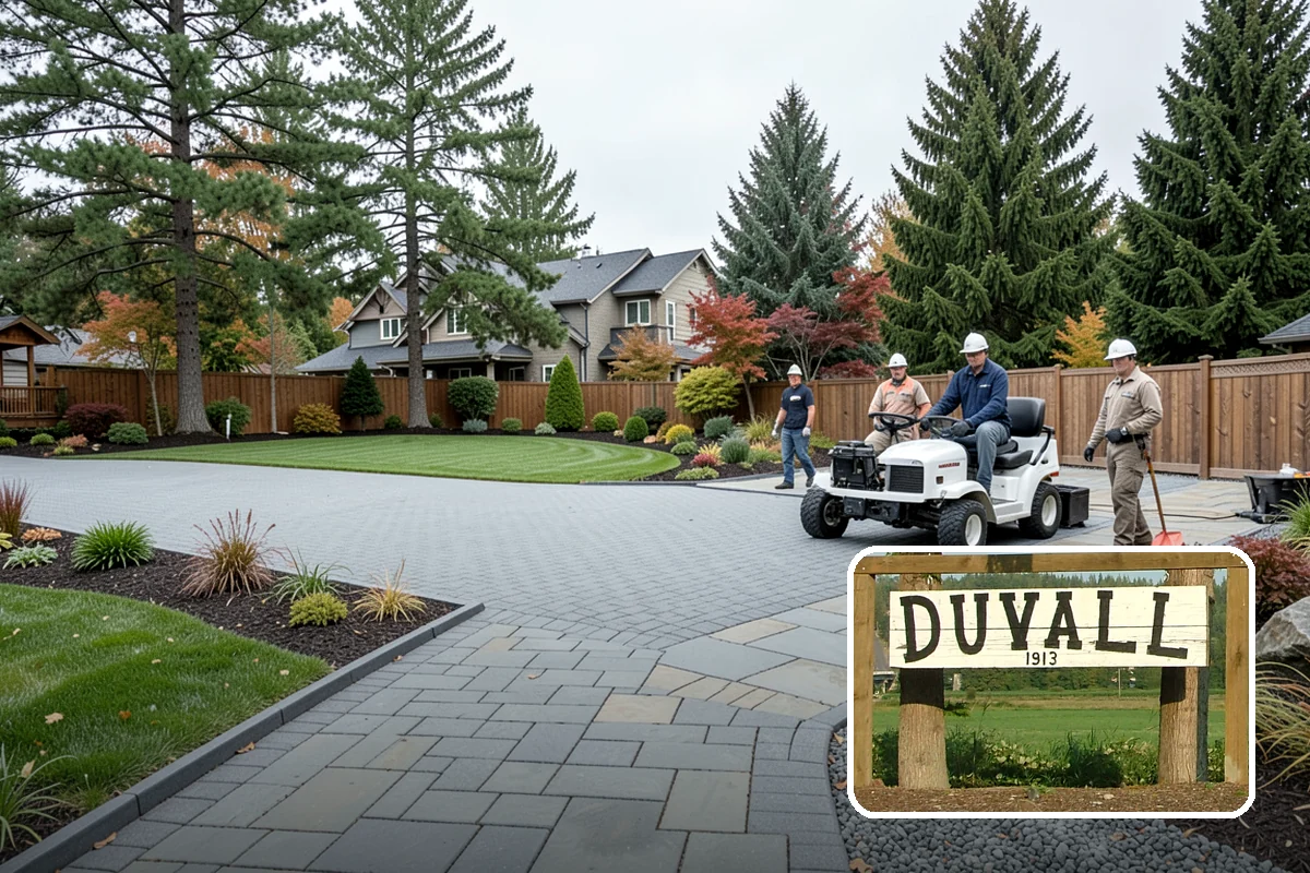 Rubber Mulch Installation in Duvall, King County, WA - Never decomposes or needs replacing