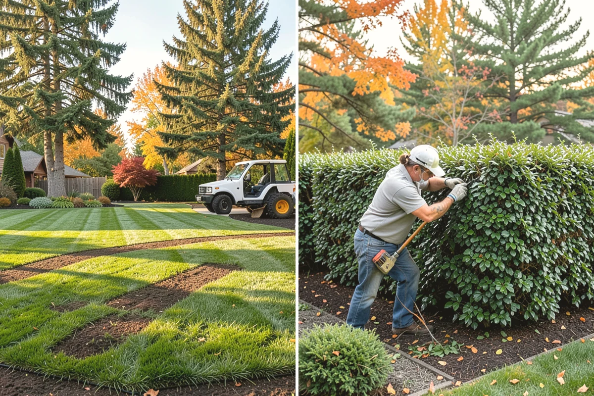 Rubber Mulch Installation in Duvall, King County, WA - Define and prep the area