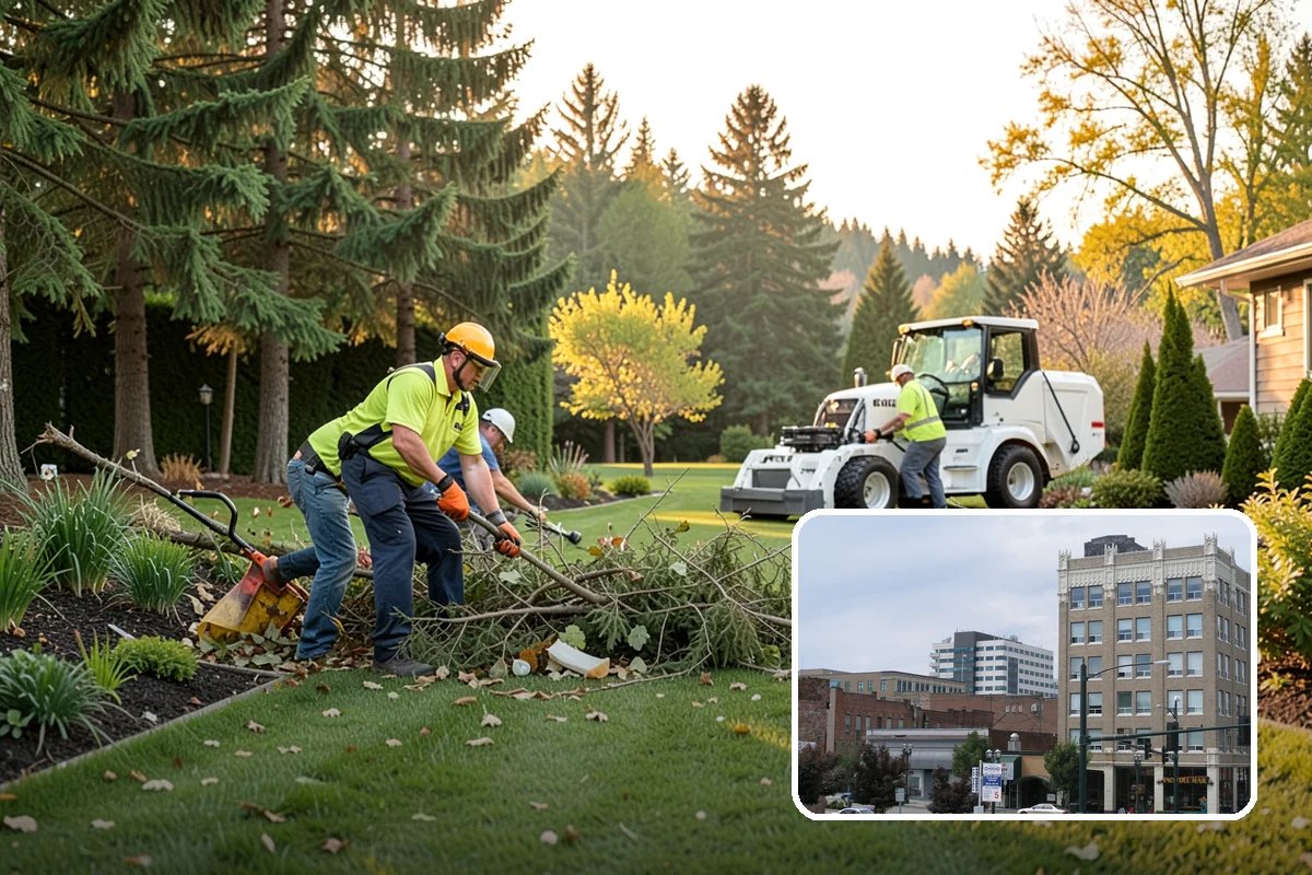 Rubber Mulch Installation in Everett, Snohomish County, WA - Never decomposes or needs replacing