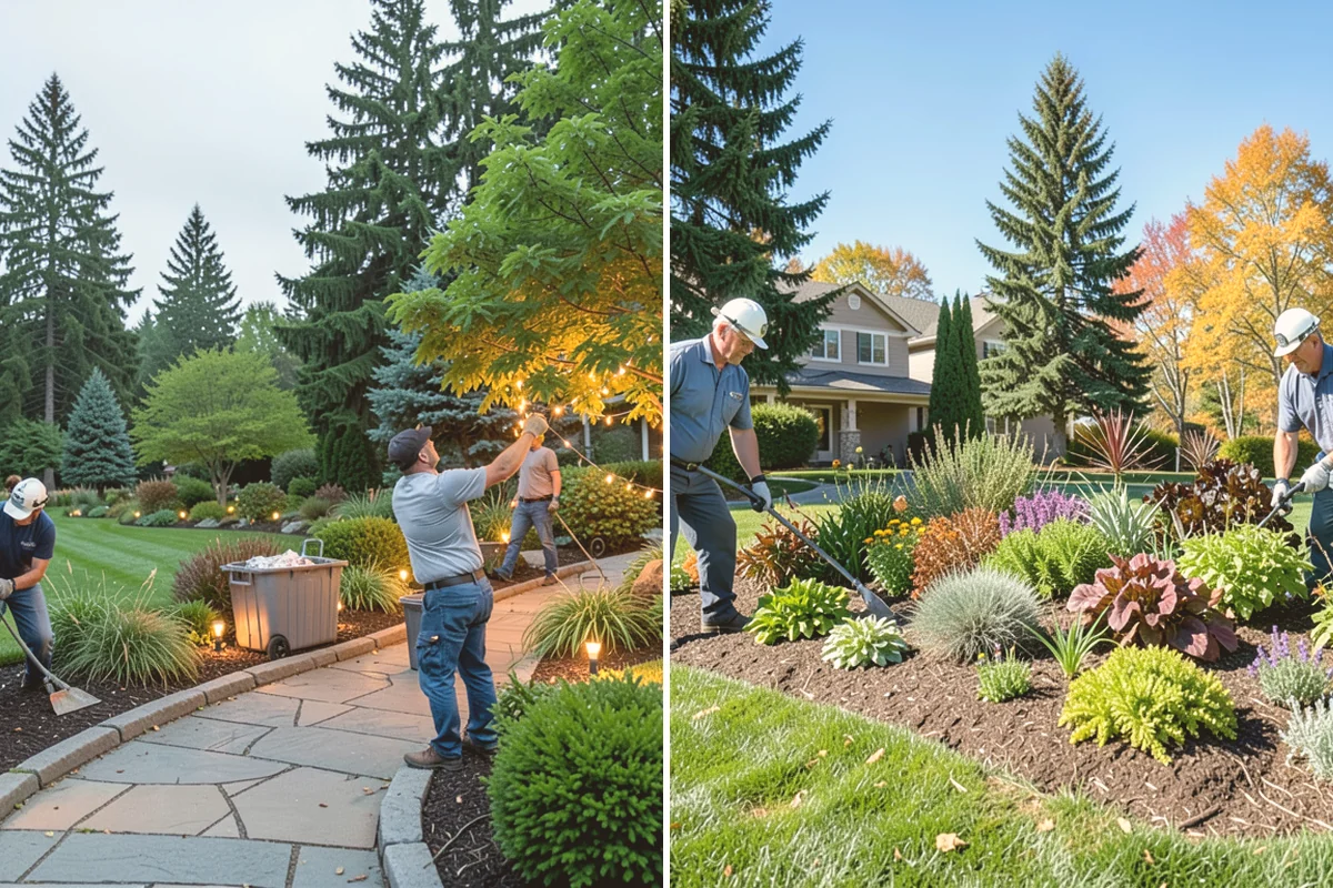 Rubber Mulch Installation in Fife, Pierce County, WA - Define and prep the area