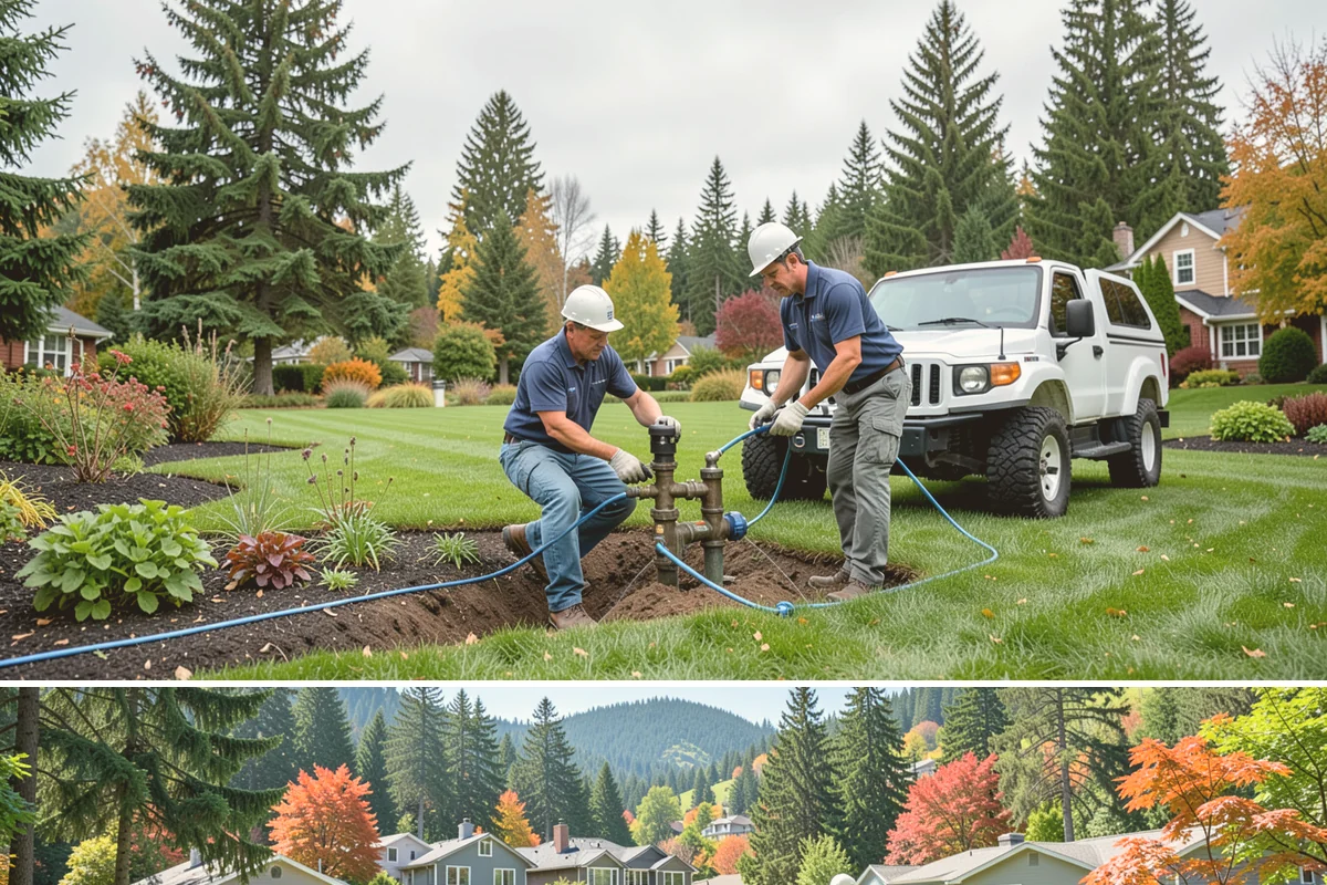 Rubber Mulch Installation in Fircrest, Pierce County, WA - Can be installed year-round.