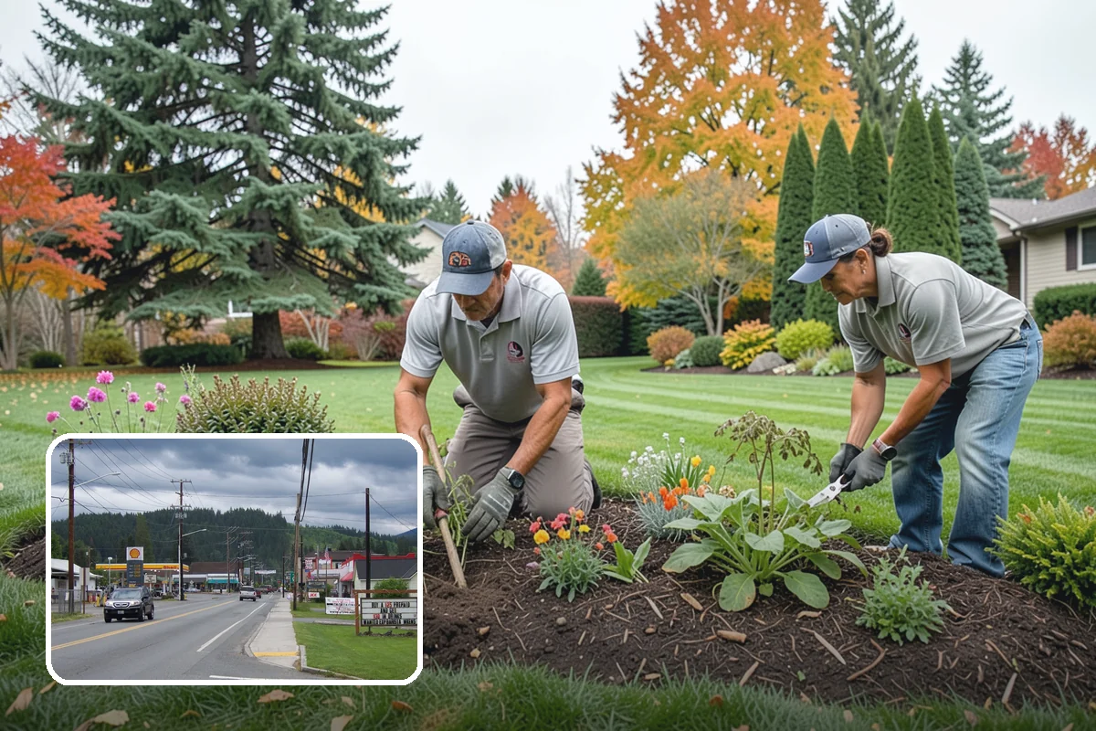 Rubber Mulch Installation in Granite Falls, Snohomish County, WA - Never decomposes or needs replacing