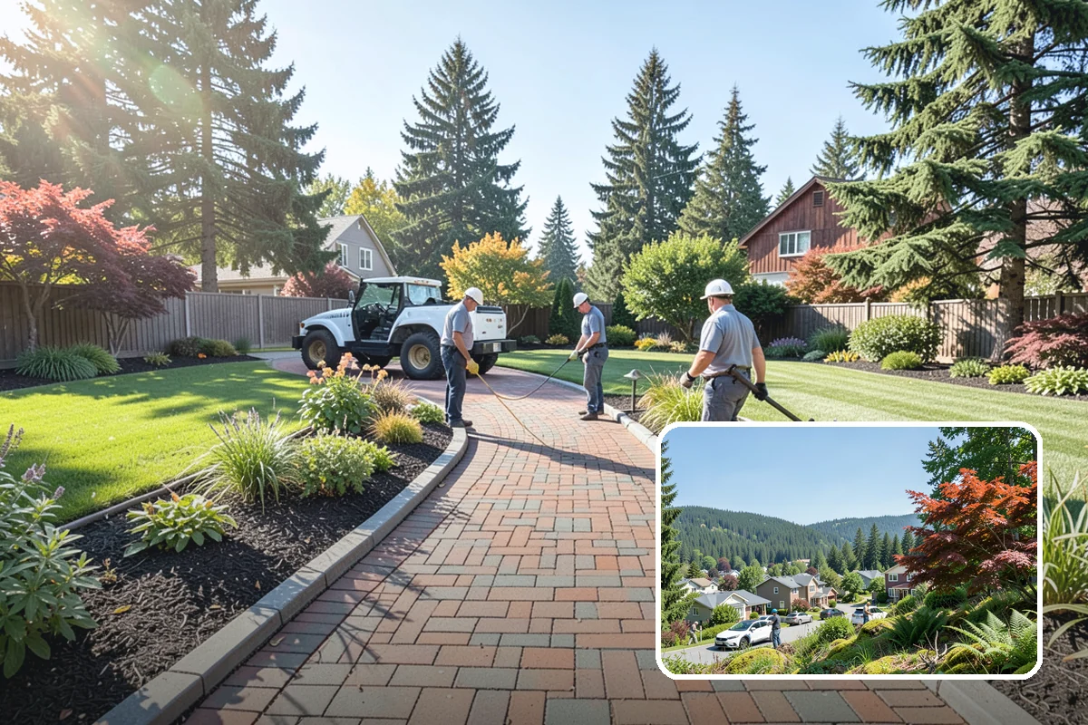 Rubber Mulch Installation in Index, Snohomish County, WA - Never decomposes or needs replacing