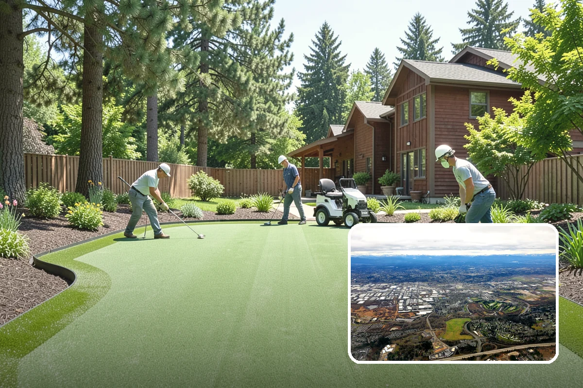 Rubber Mulch Installation in Kent, King County, WA - Never decomposes or needs replacing