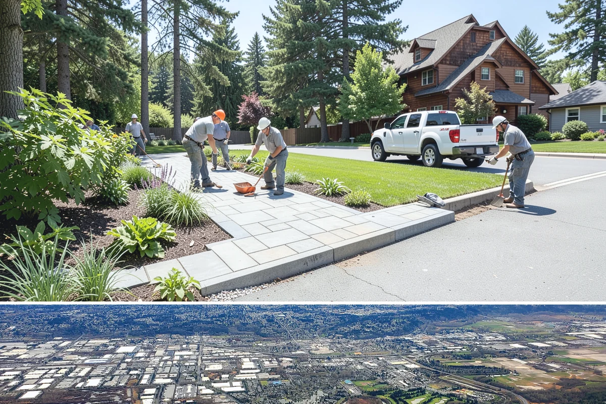 Rubber Mulch Installation in Kent, King County, WA - Can be installed year-round.