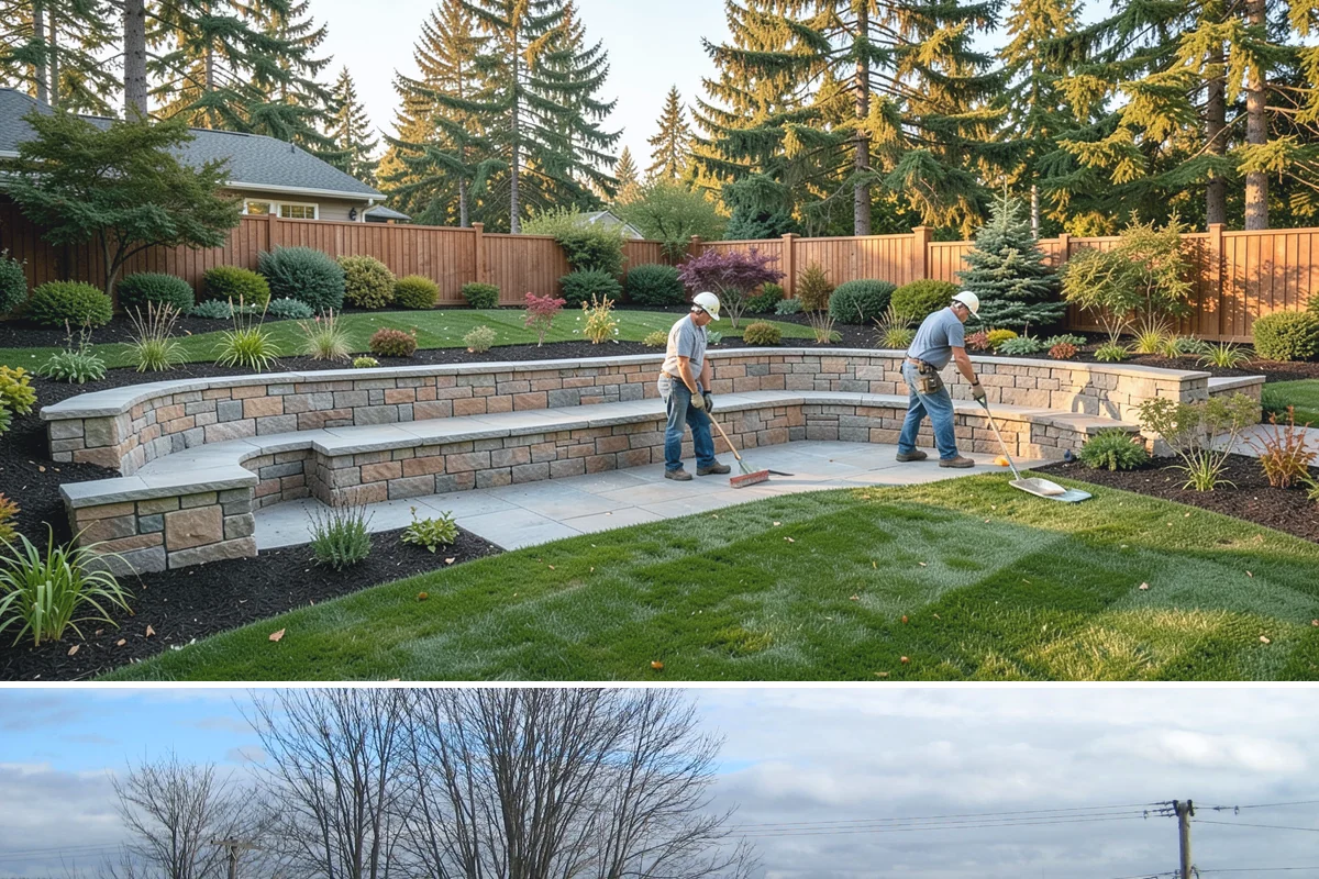 Rubber Mulch Installation in Langley, Island County, WA - Can be installed year-round.