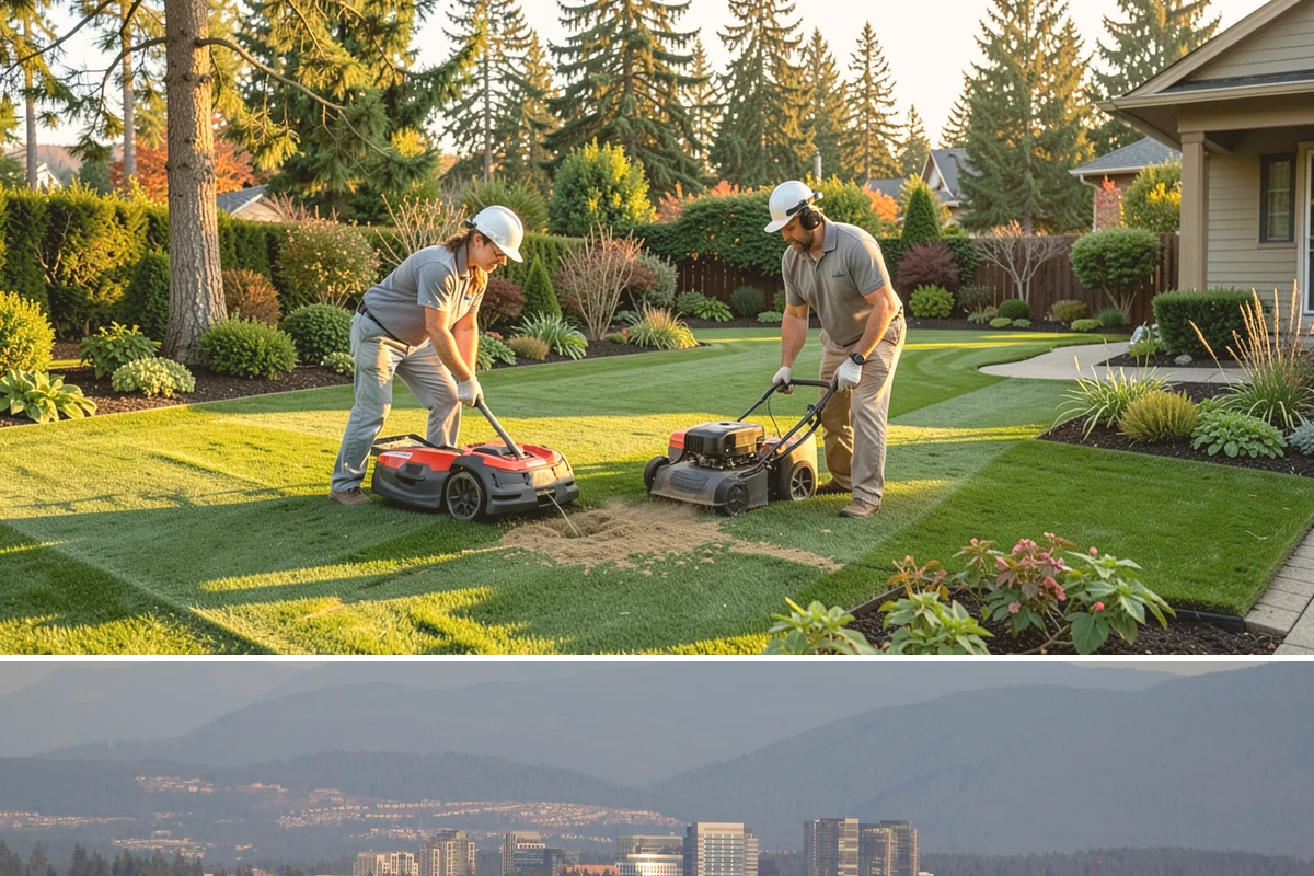 Rubber Mulch Installation in Medina, King County, WA - Can be installed year-round.