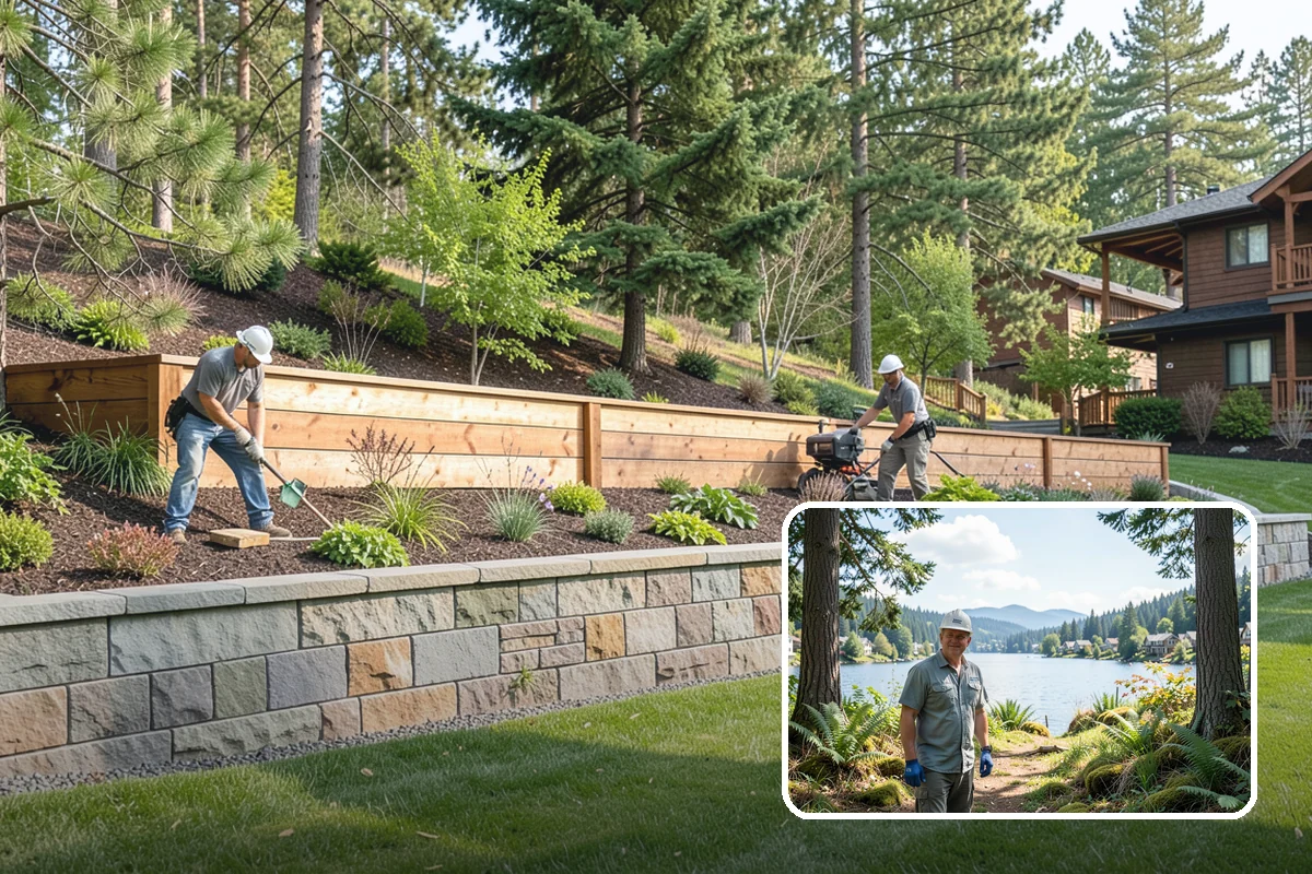 Rubber Mulch Installation in Milton, King County, WA - Never decomposes or needs replacing