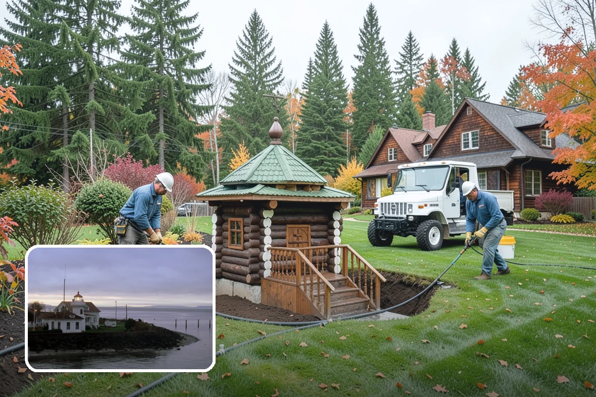 Rubber Mulch Installation in Mukilteo, Snohomish County, WA - Never decomposes or needs replacing