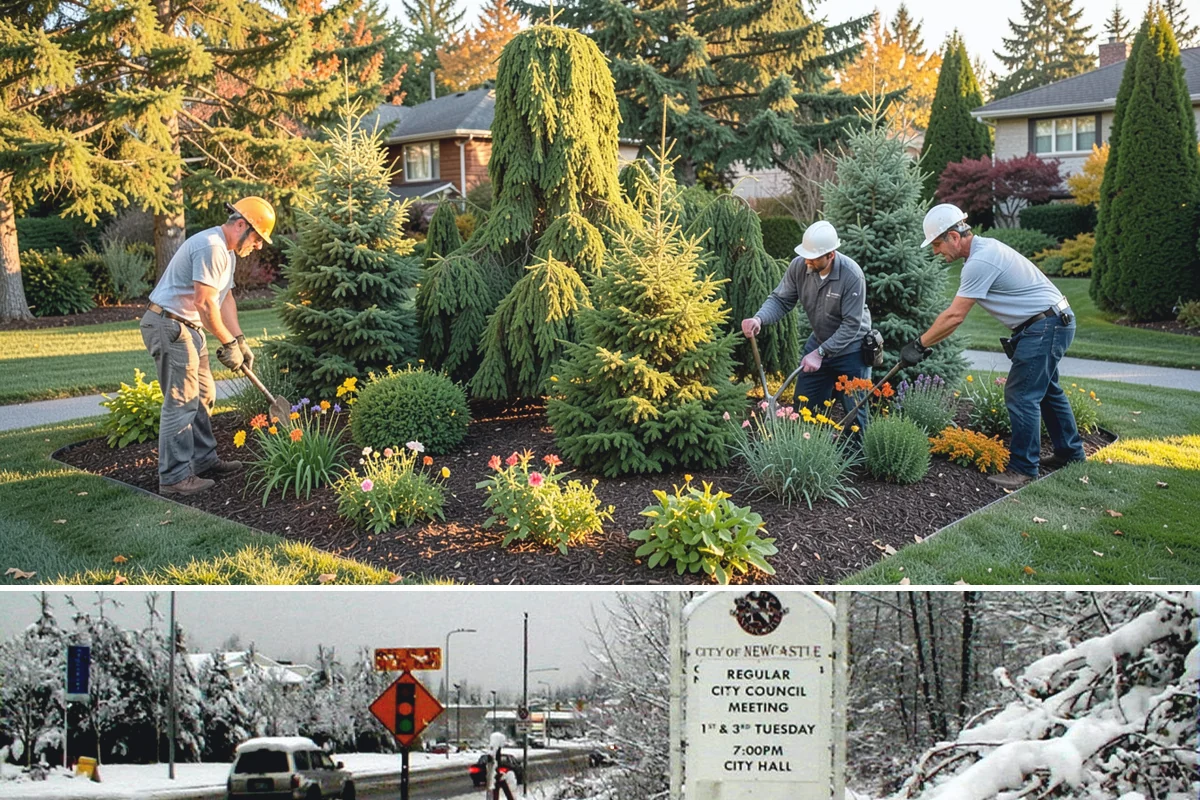 Rubber Mulch Installation in Newcastle, King County, WA - Can be installed year-round.