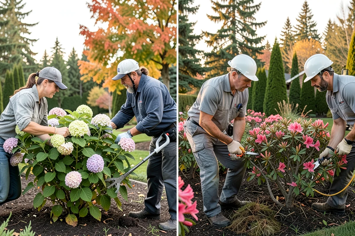 Rubber Mulch Installation in Pacific, King County, WA - Define and prep the area