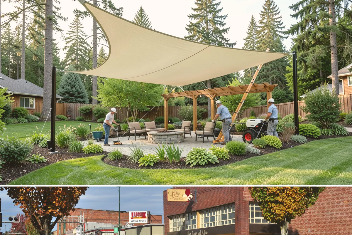 Rubber Mulch Installation in Puyallup, Pierce County, WA - Can be installed year-round.