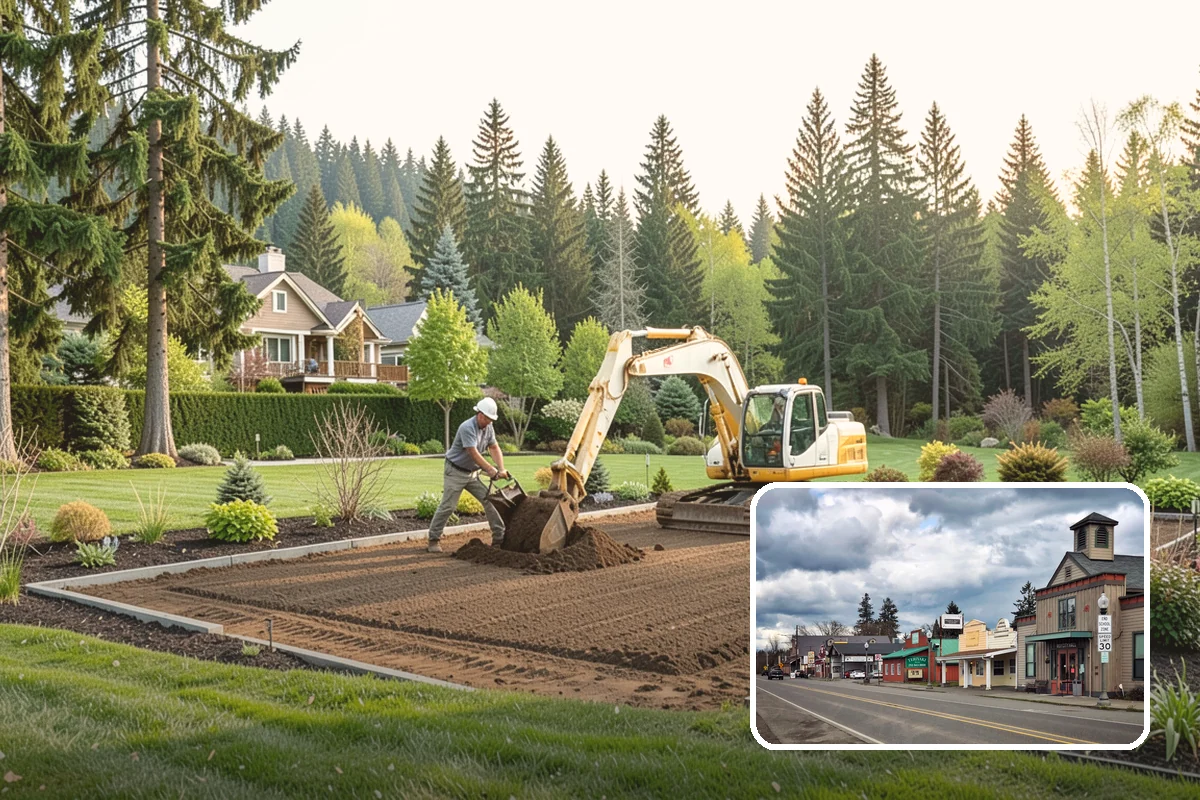 Rubber Mulch Installation in Roy, Pierce County, WA - Never decomposes or needs replacing