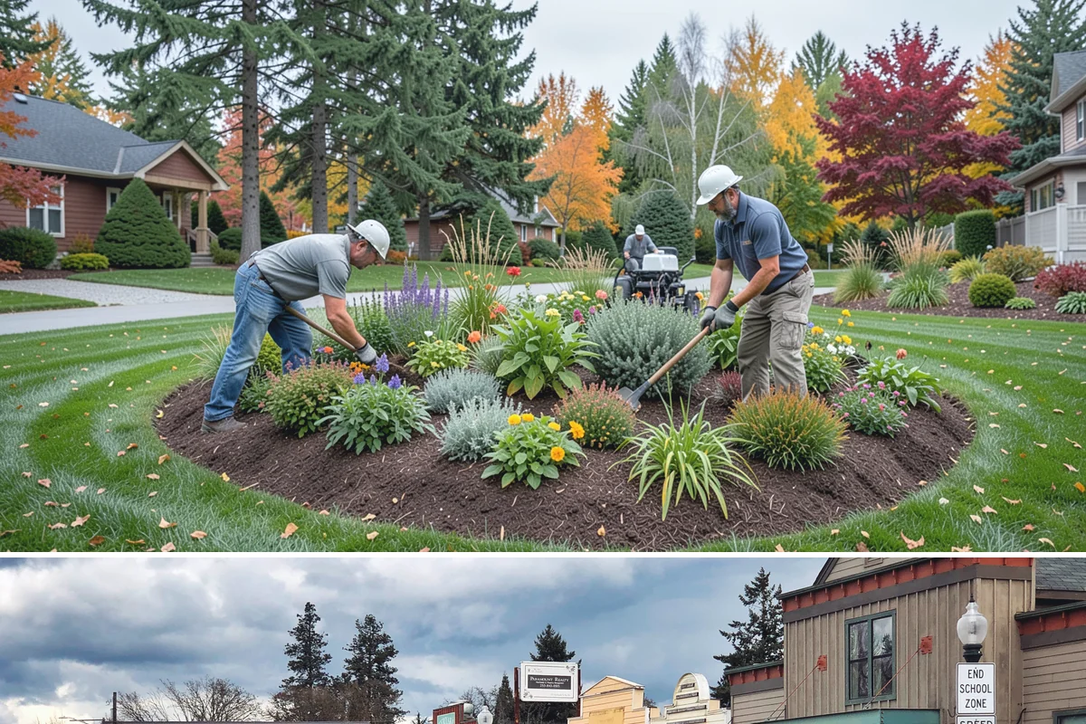 Rubber Mulch Installation in Roy, Pierce County, WA - Can be installed year-round.
