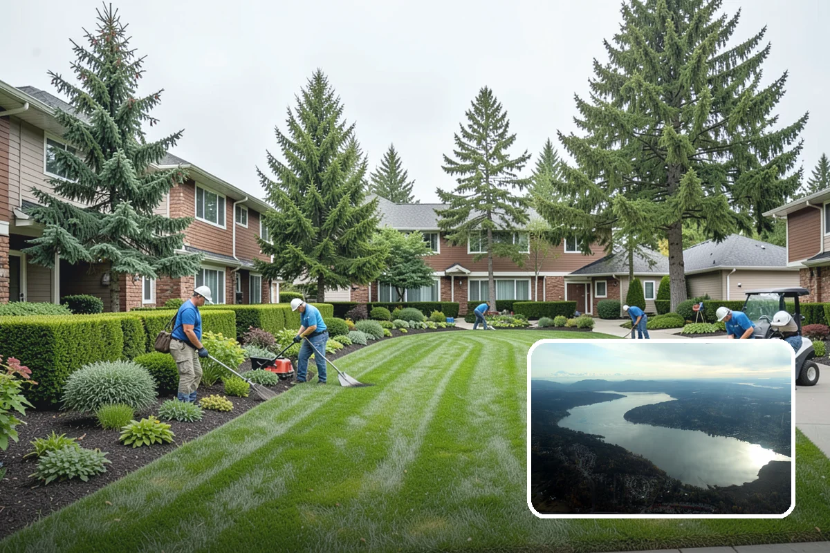 Rubber Mulch Installation in Sammamish, King County, WA - Never decomposes or needs replacing
