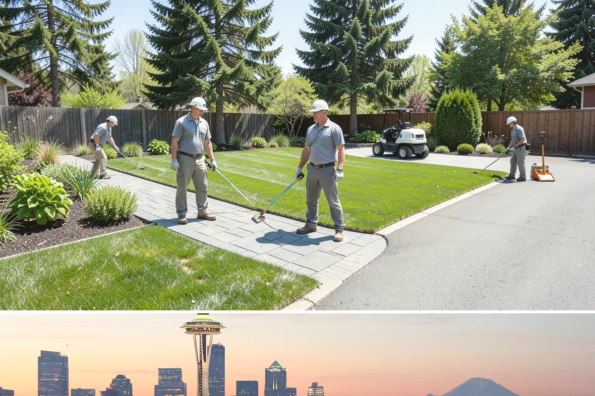 Rubber Mulch Installation in Seattle, King County, WA - Can be installed year-round.