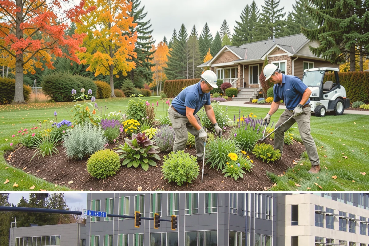 Rubber Mulch Installation in Shoreline, King County, WA - Can be installed year-round.