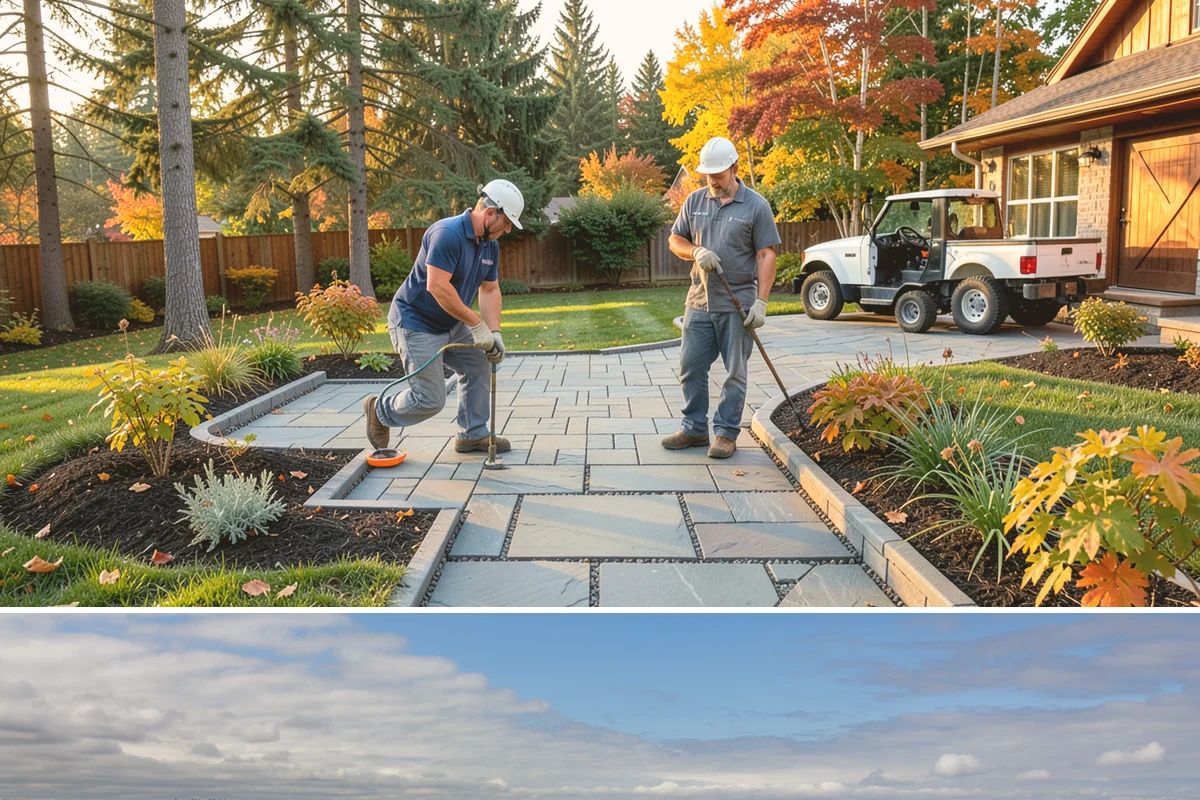 Rubber Mulch Installation in University Place, Pierce County, WA - Can be installed year-round.