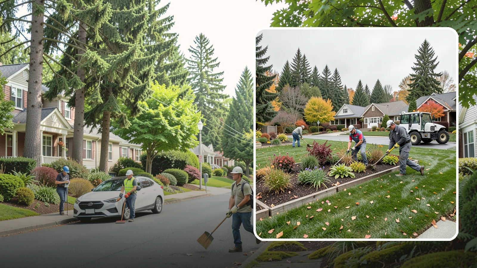 Seasonal Color Rotation in Beaux Arts Village, King County, WA - A managed program that rotates fresh seasonal plantings so your beds and containers always look their best.