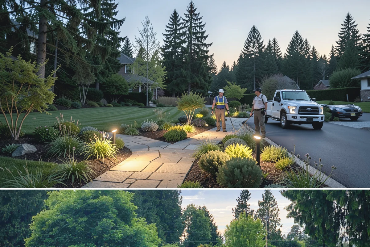 Seasonal Color Rotation in Bonney Lake, Pierce County, WA - Rotated on a seasonal schedule throughout the year.