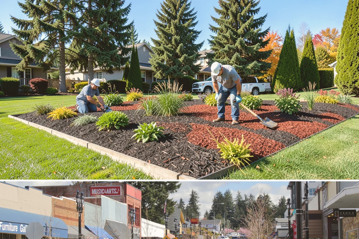 Seasonal Color Rotation in Bothell, King County, WA - Rotated on a seasonal schedule throughout the year.