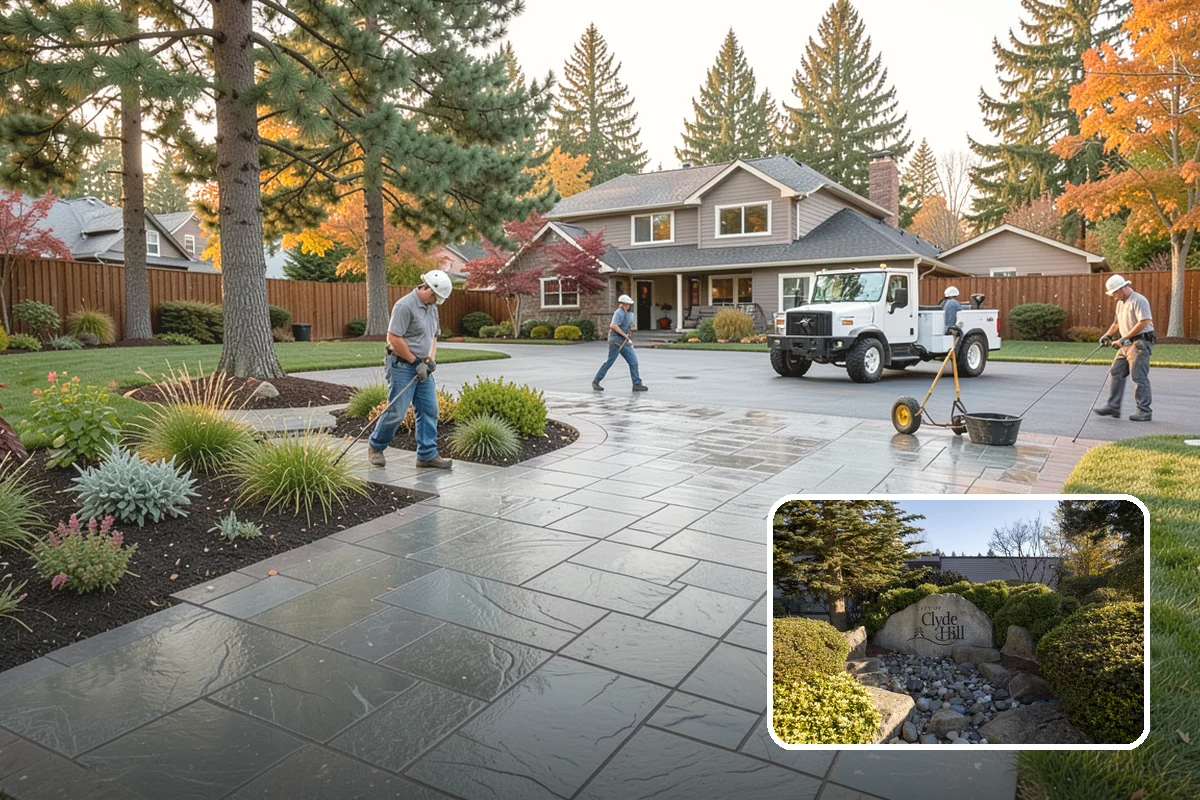 Seasonal Color Rotation in Clyde Hill, King County, WA - Fresh, peak-looking color year-round