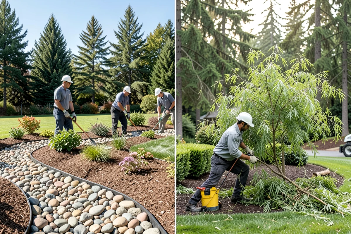 Seasonal Color Rotation in Concrete, Skagit County, WA - Plan the year's rotation and palette