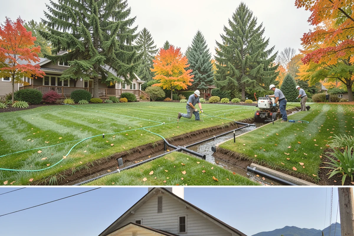 Seasonal Color Rotation in Concrete, Skagit County, WA - Rotated on a seasonal schedule throughout the year.
