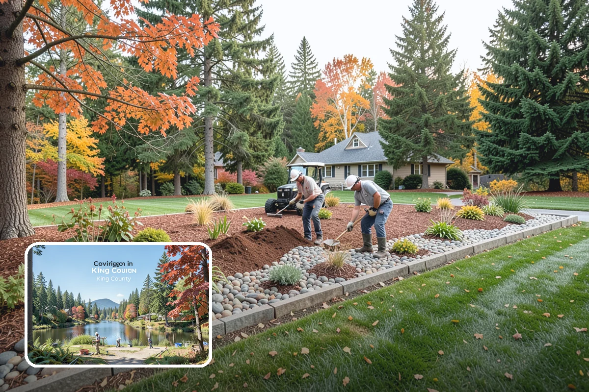 Seasonal Color Rotation in Covington, King County, WA - Fresh, peak-looking color year-round