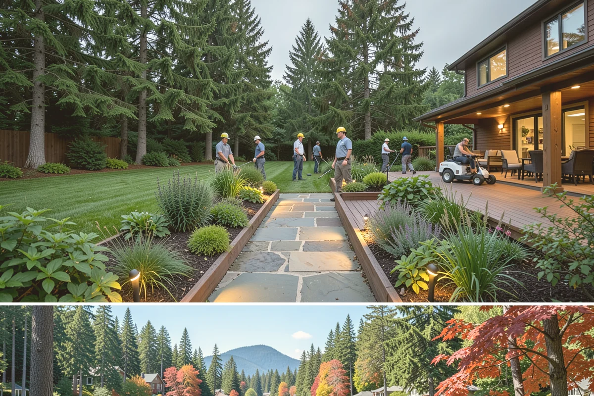 Seasonal Color Rotation in Covington, King County, WA - Rotated on a seasonal schedule throughout the year.