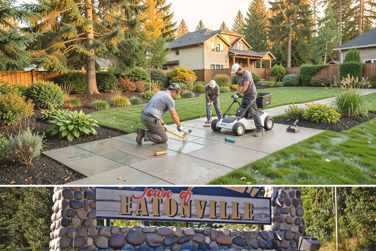 Seasonal Color Rotation in Eatonville, Pierce County, WA - Rotated on a seasonal schedule throughout the year.