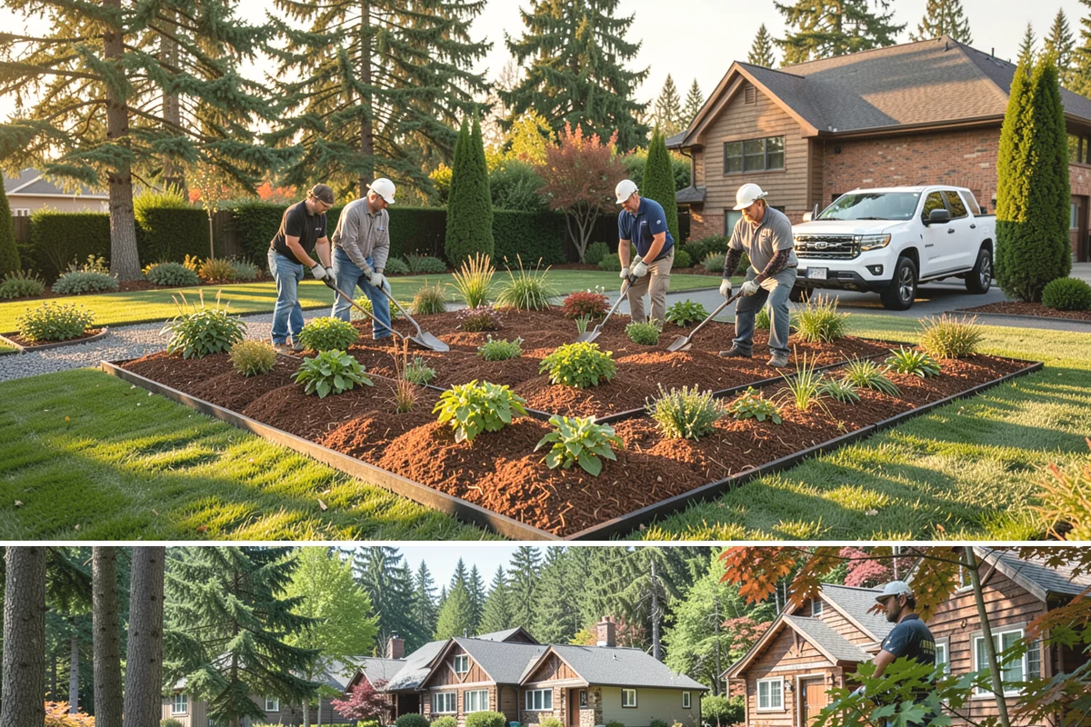Seasonal Color Rotation in Edgewood, Pierce County, WA - Rotated on a seasonal schedule throughout the year.