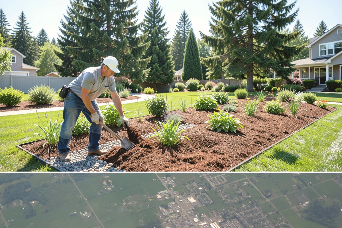 Seasonal Color Rotation in Enumclaw, King County, WA - Rotated on a seasonal schedule throughout the year.