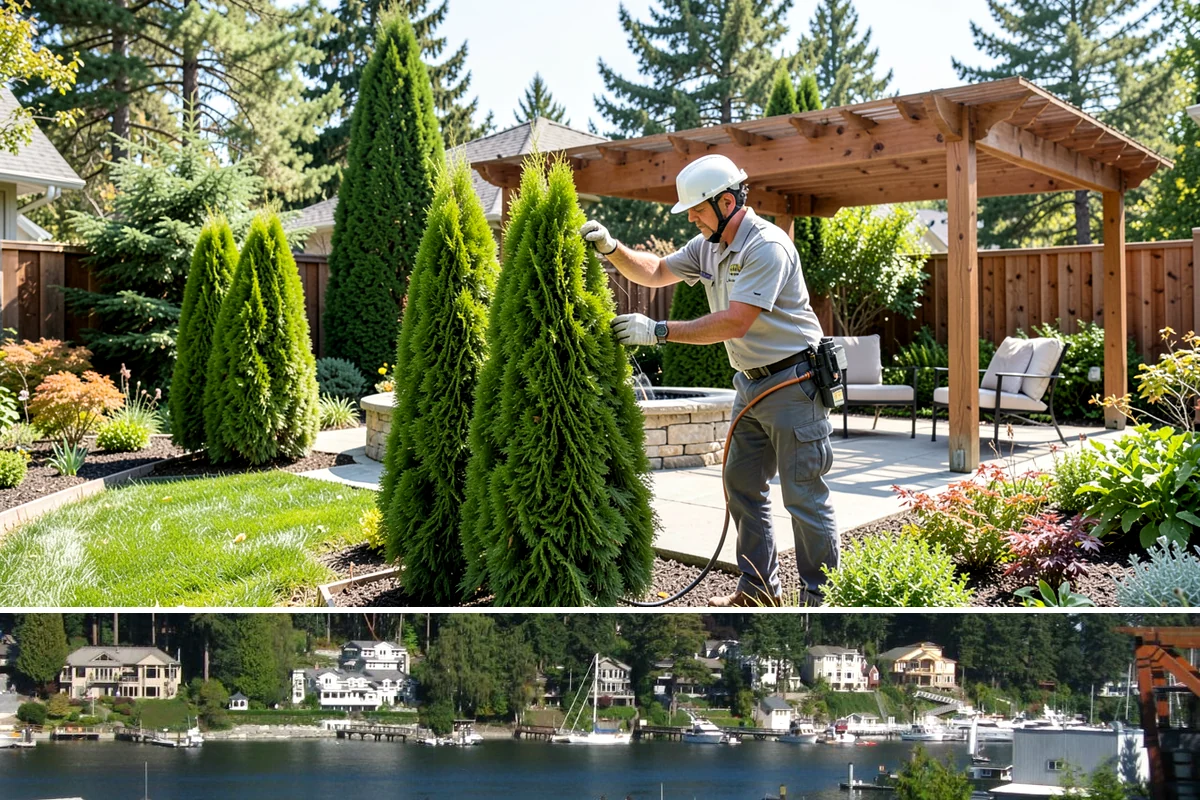 Seasonal Color Rotation in Gig Harbor, Pierce County, WA - Rotated on a seasonal schedule throughout the year.