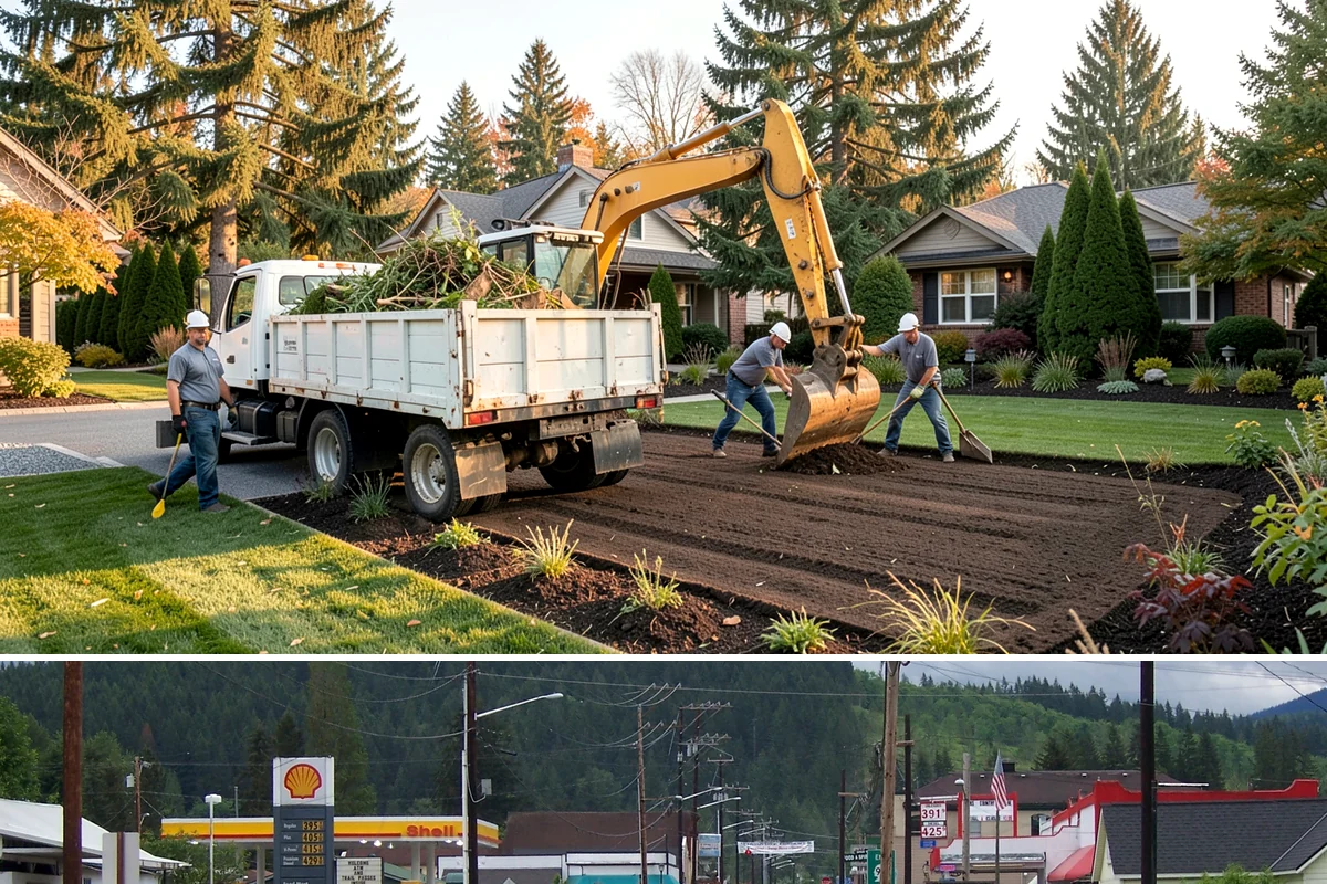 Seasonal Color Rotation in Granite Falls, Snohomish County, WA - Rotated on a seasonal schedule throughout the year.
