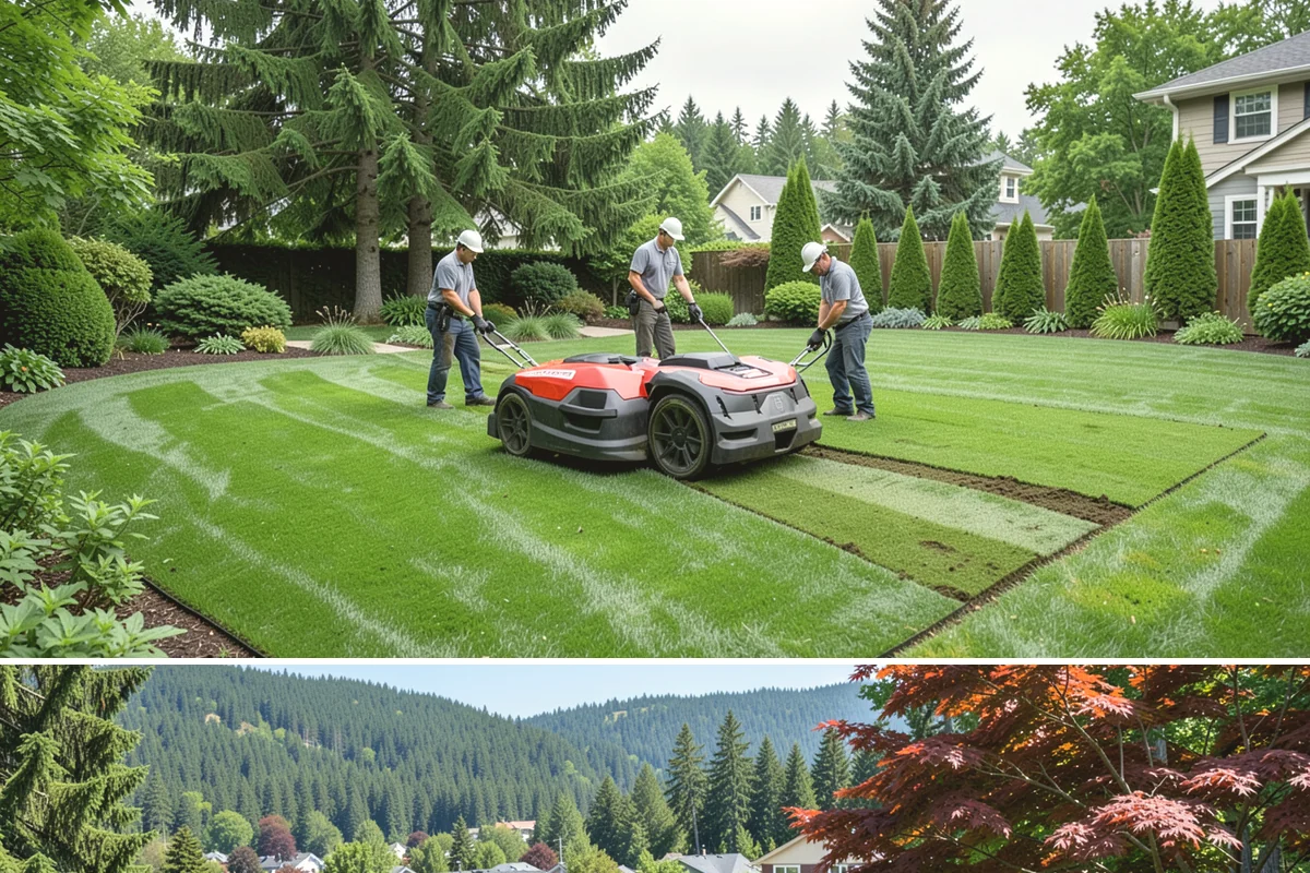 Seasonal Color Rotation in Index, Snohomish County, WA - Rotated on a seasonal schedule throughout the year.