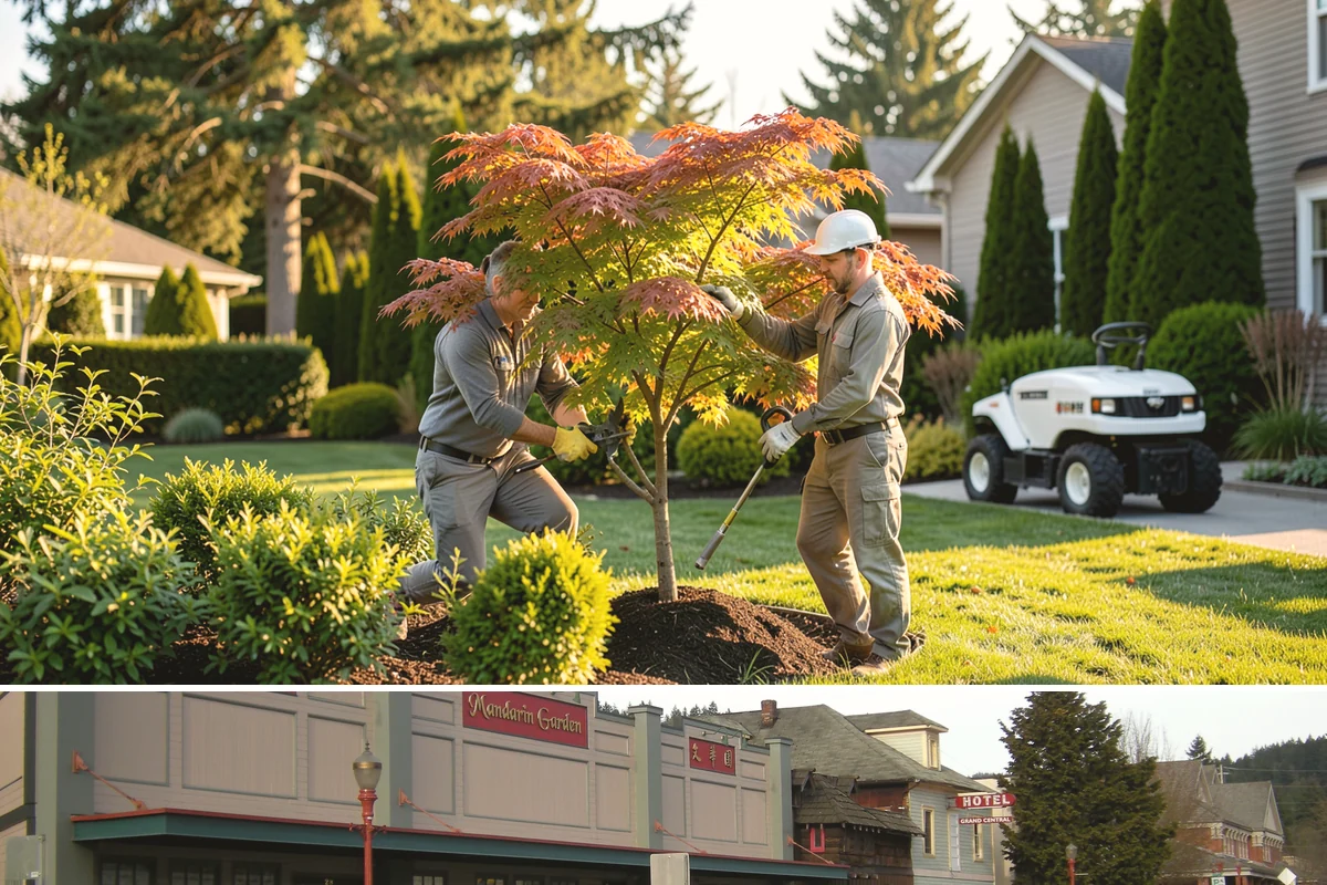 Seasonal Color Rotation in Issaquah, King County, WA - Rotated on a seasonal schedule throughout the year.