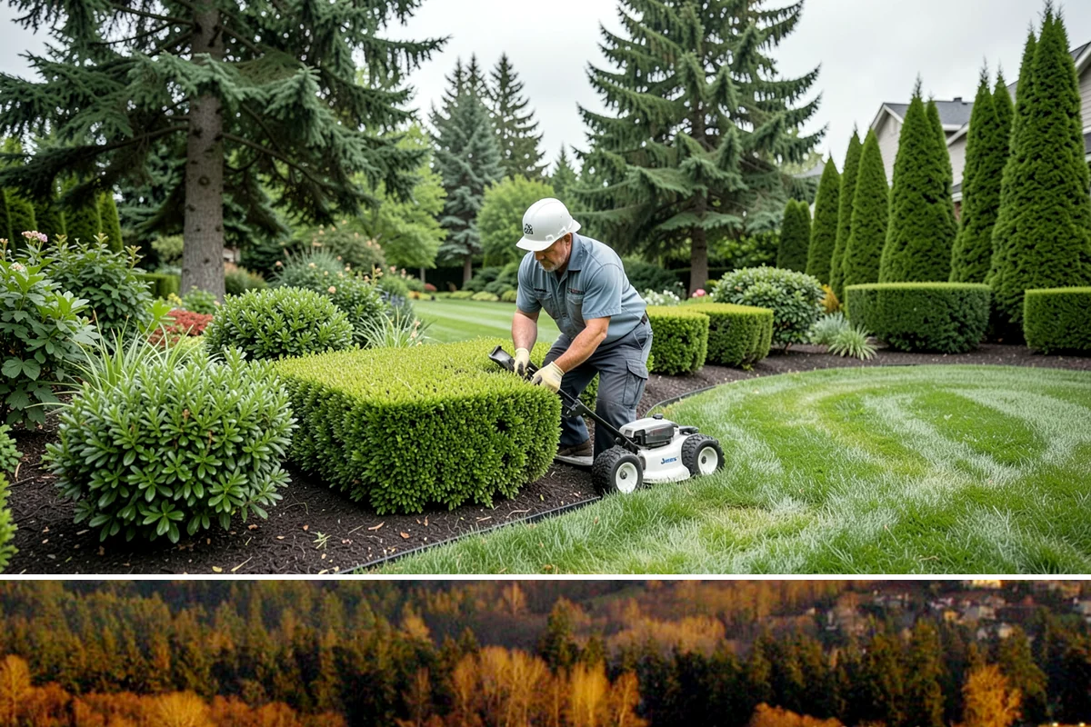 Seasonal Color Rotation in Kenmore, King County, WA - Rotated on a seasonal schedule throughout the year.
