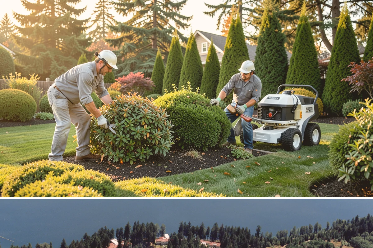 Seasonal Color Rotation in Lakewood, Pierce County, WA - Rotated on a seasonal schedule throughout the year.