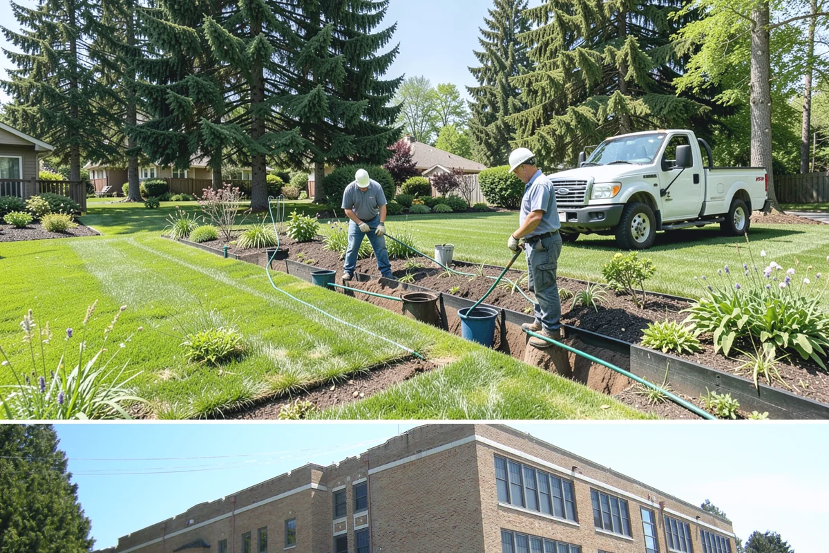 Seasonal Color Rotation in Maple Valley, King County, WA - Rotated on a seasonal schedule throughout the year.
