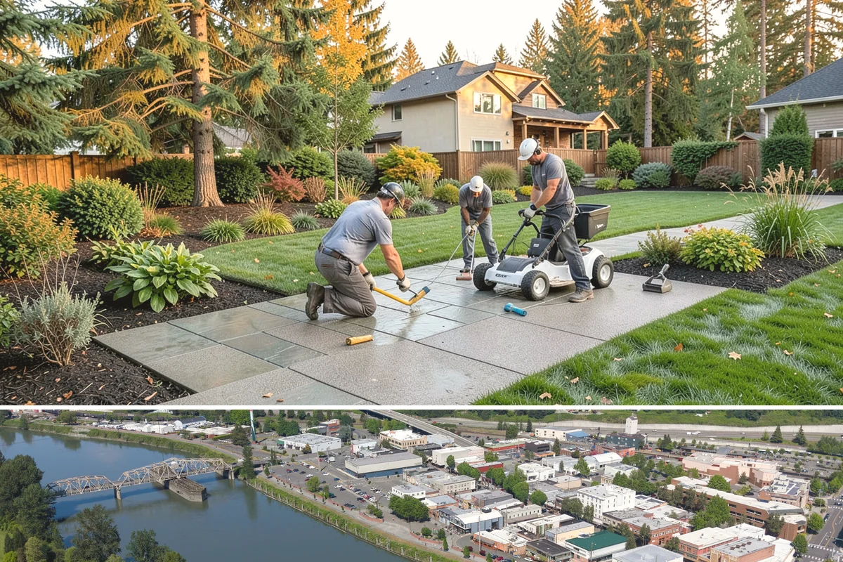 Seasonal Color Rotation in Mount Vernon, Skagit County, WA - Rotated on a seasonal schedule throughout the year.