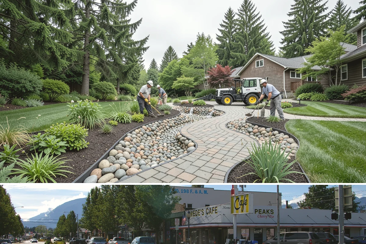 Seasonal Color Rotation in North Bend, King County, WA - Rotated on a seasonal schedule throughout the year.