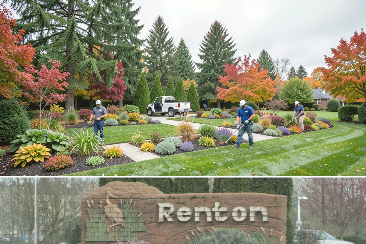 Seasonal Color Rotation in Renton, King County, WA - Rotated on a seasonal schedule throughout the year.