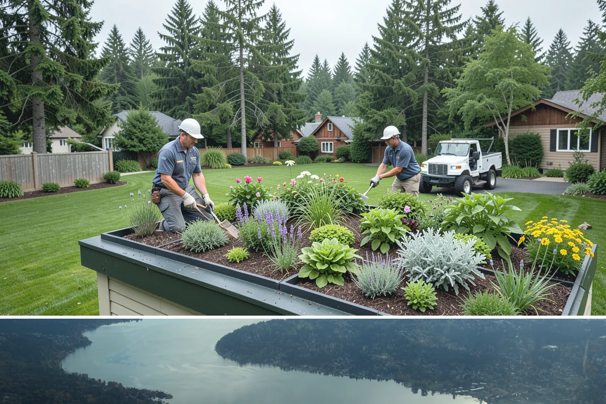 Seasonal Color Rotation in Sammamish, King County, WA - Rotated on a seasonal schedule throughout the year.