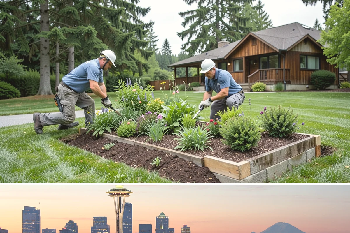 Seasonal Color Rotation in Seattle, King County, WA - Rotated on a seasonal schedule throughout the year.