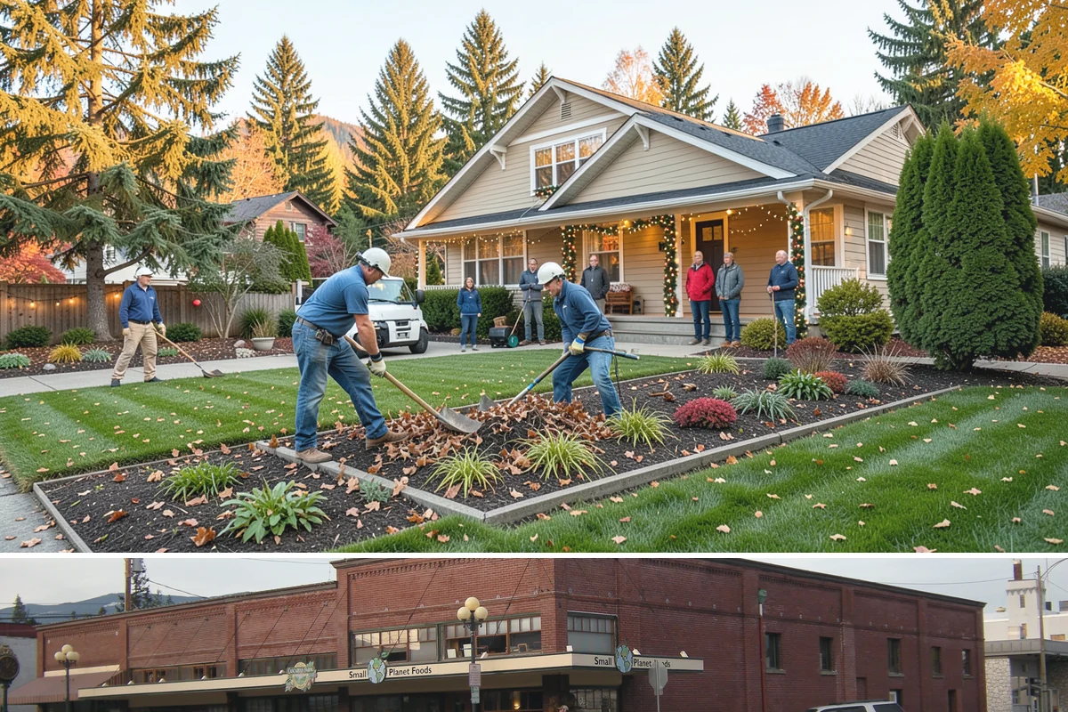 Seasonal Color Rotation in Sedro-Woolley, Skagit County, WA - Rotated on a seasonal schedule throughout the year.
