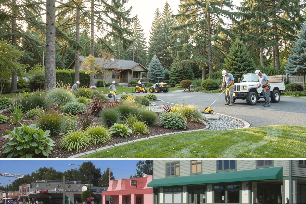 Seasonal Color Rotation in Snoqualmie, King County, WA - Rotated on a seasonal schedule throughout the year.