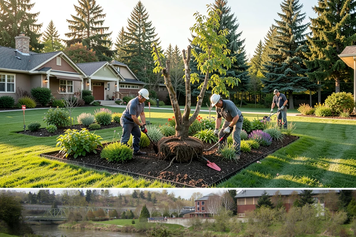 Seasonal Color Rotation in Tukwila, King County, WA - Rotated on a seasonal schedule throughout the year.