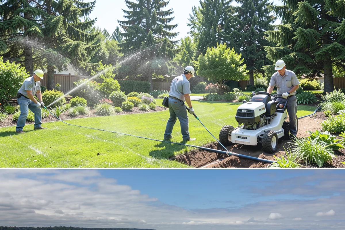 Seasonal Color Rotation in University Place, Pierce County, WA - Rotated on a seasonal schedule throughout the year.
