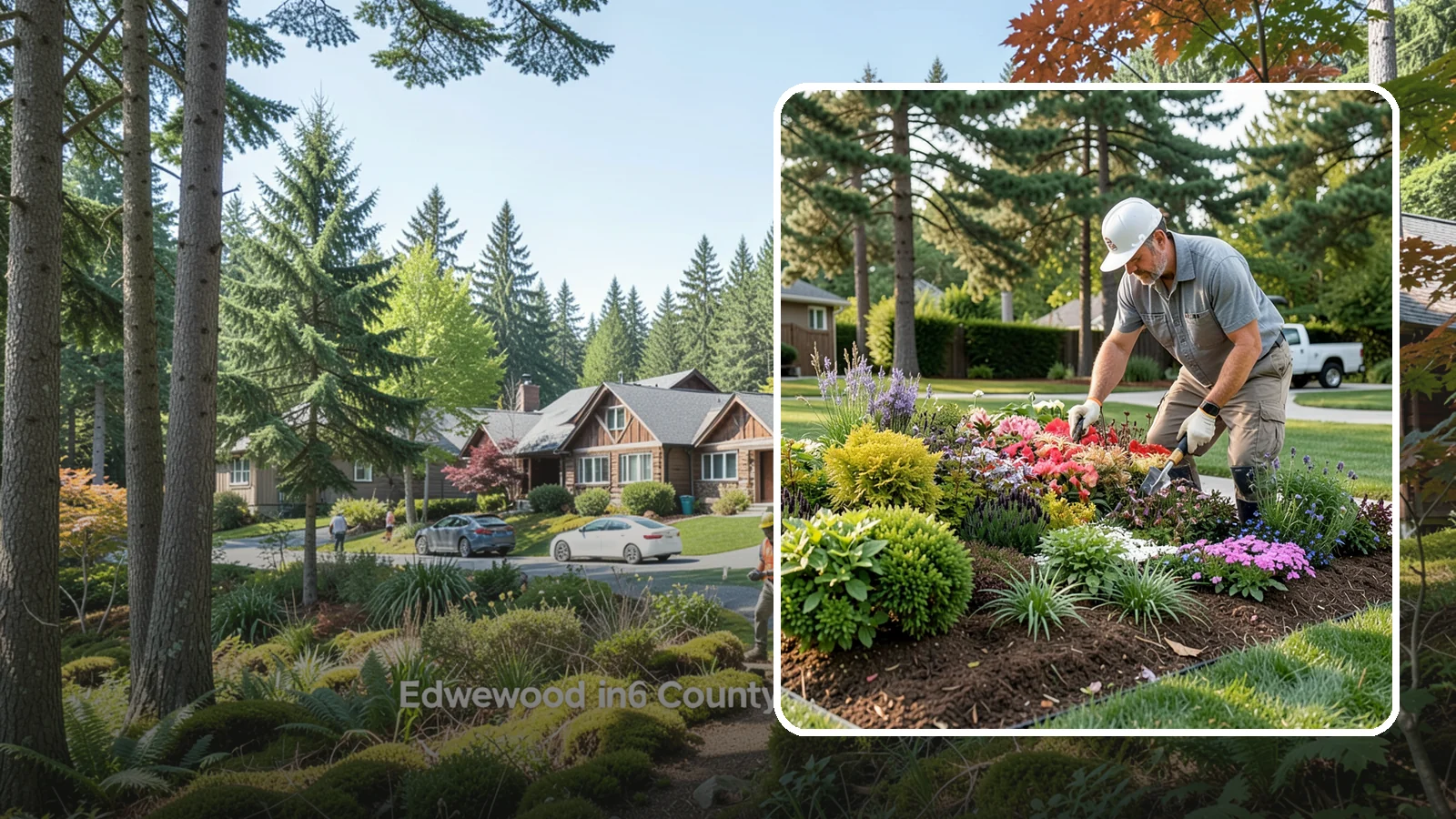 Seasonal Planting in Edgewood, Pierce County, WA - We refresh beds and containers with color and structure chosen to thrive in the Pacific Northwest's mild, wet seasons.